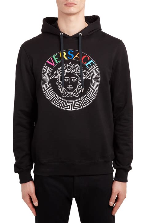 men's versace hoodie|Versace jumper men's sale.